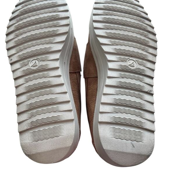 Sperry Brown Plushstep Moc Stitch Loafers Women’s 9.5 Coastal Comfort EUC - Picture 6 of 9